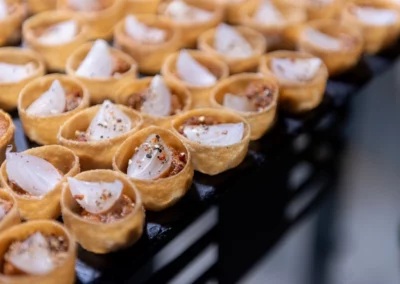 Kecskeméti Orvosi konferencia rendezvényfotózás falatkák a vacsorán