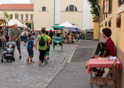 Városi rendezvényfotózás  Kossuth toborzó 2023 utca kép