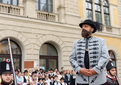 Városi rendezvényfotózás  Kossuth toborzó 2023Kossuth beszéd közelről